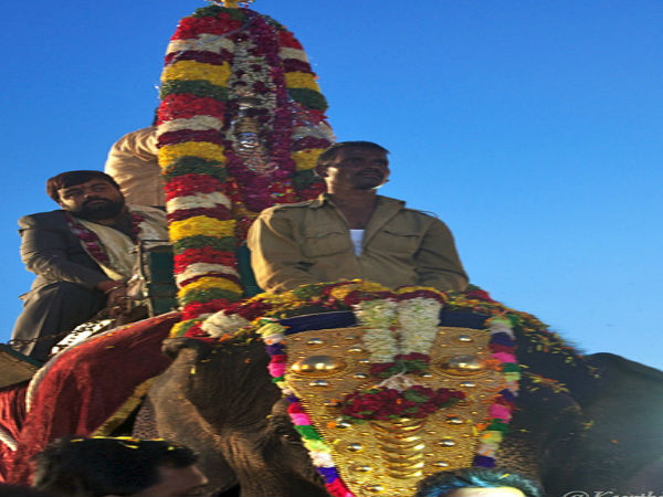అంబారి మీద ఉరేగింపు