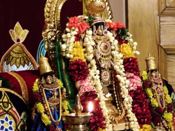 ఆలయ గర్భగుడి లోని ఒక దైవీకమైన పిల్లి