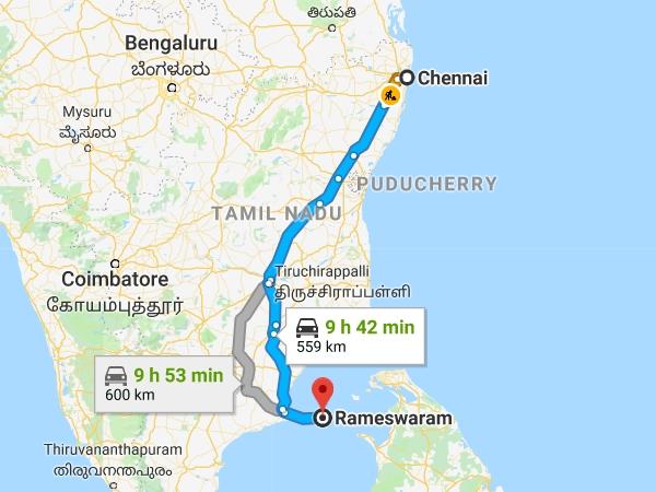 చెన్నై-రామేశ్వరం