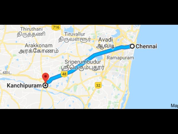 2.ఏకాంబరేశ్వర ఆలయం ఎలా వెళ్ళాలి ?
