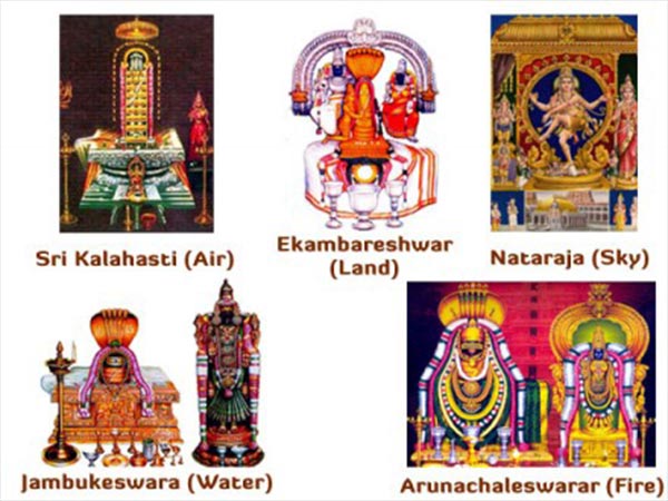 3. పంచభూత క్షేత్రాల వివరాలు ఇలా...