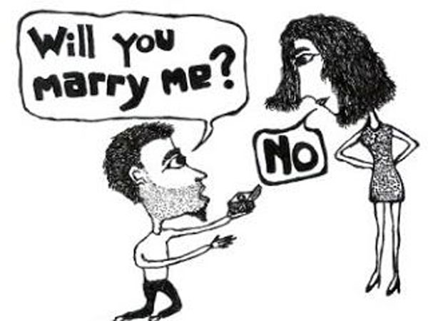 1. వివాహం జరగనే లేదు.