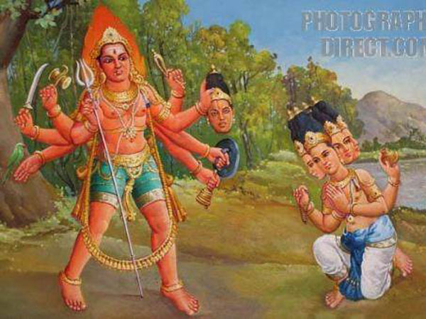 5. విష్ణువుతో వాదనకు దిగుతాడు