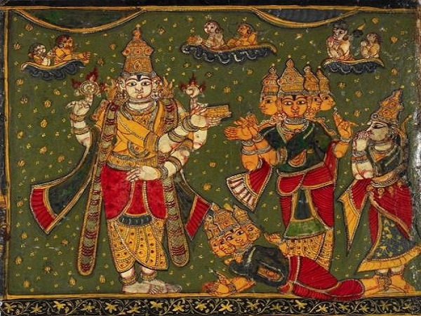 యాగంతో సంతృప్తి చెందిన విష్ణువు