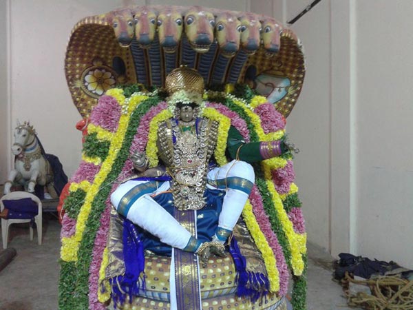 ఐదు దేవాలయాల్లోని ఉత్సవ విగ్రహాలు