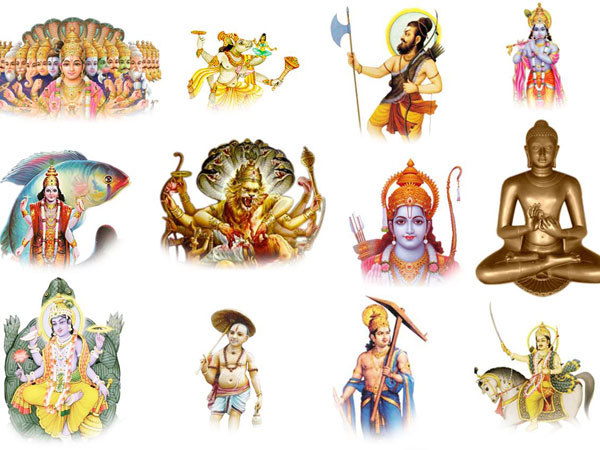 ఒకే విగ్రహంలో దశావతారాలు