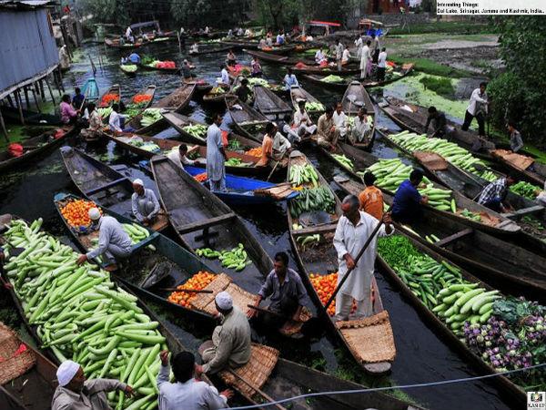 ఫ్లోటింగ్ మార్కెట్, దాల్ సరస్సు
