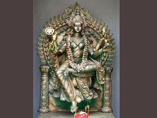 అట్టివానికి భగవతీదేవి చరణ సన్నిధియే సర్వస్వమగును.