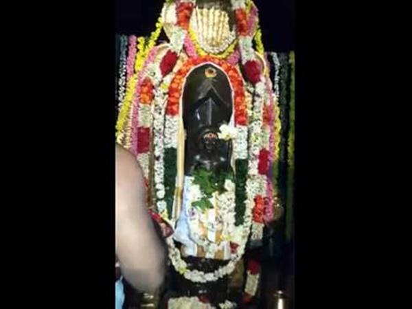 పరశురాముని పూజ దొంగ చాటుగా చూసిన ఒక అదృశ్య రాక్షసుడు
