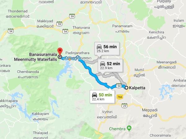 వయనాడ్-మీన్ముట్టి కి ఎలా వెళ్లాలి?