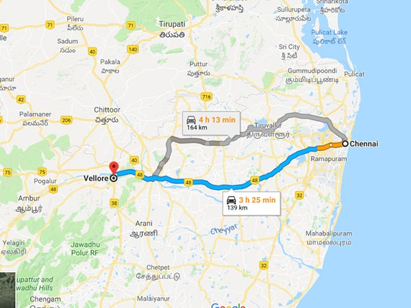 వెల్లూరు ఎలా చేరుకోవాలి ?